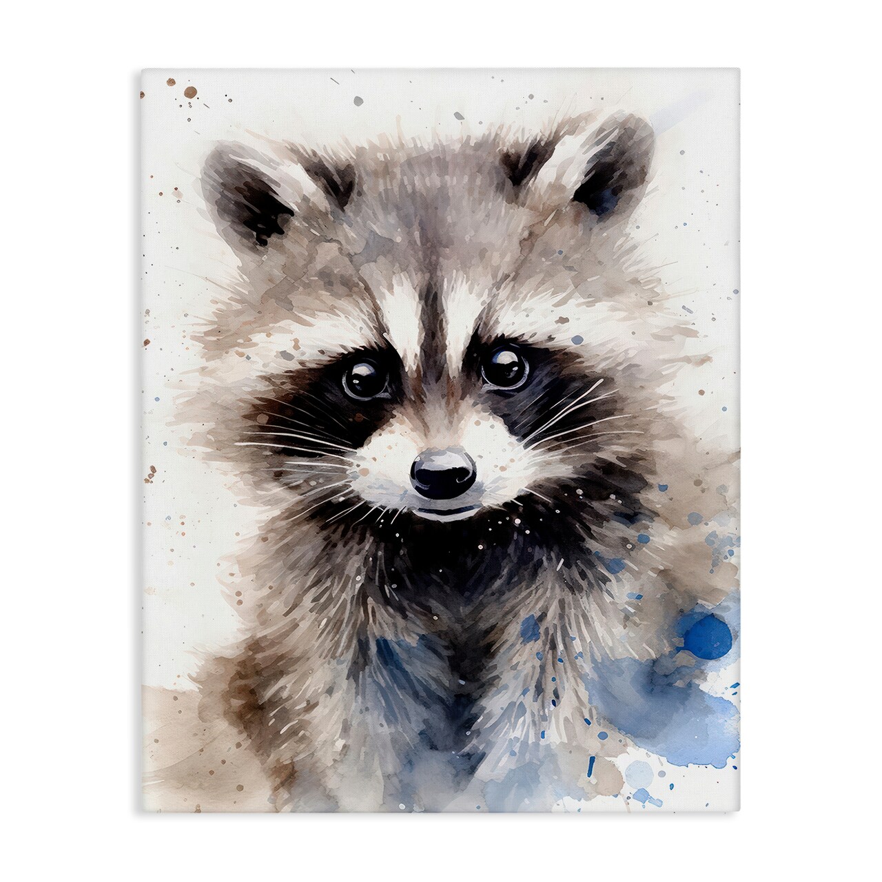 Stupell Industries Woodland Nursery Raccoon Canvas Wall Art Design by Franklyn Gregory
